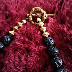 Custom made amber necklace